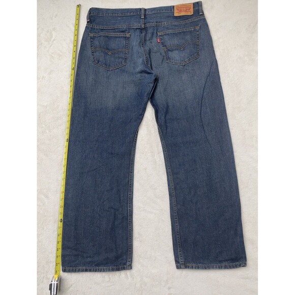 Levi's Jeans Men's 569 Loose Straight Fit Denim Size 36x32 Medium Wash - Picture 6 of 11